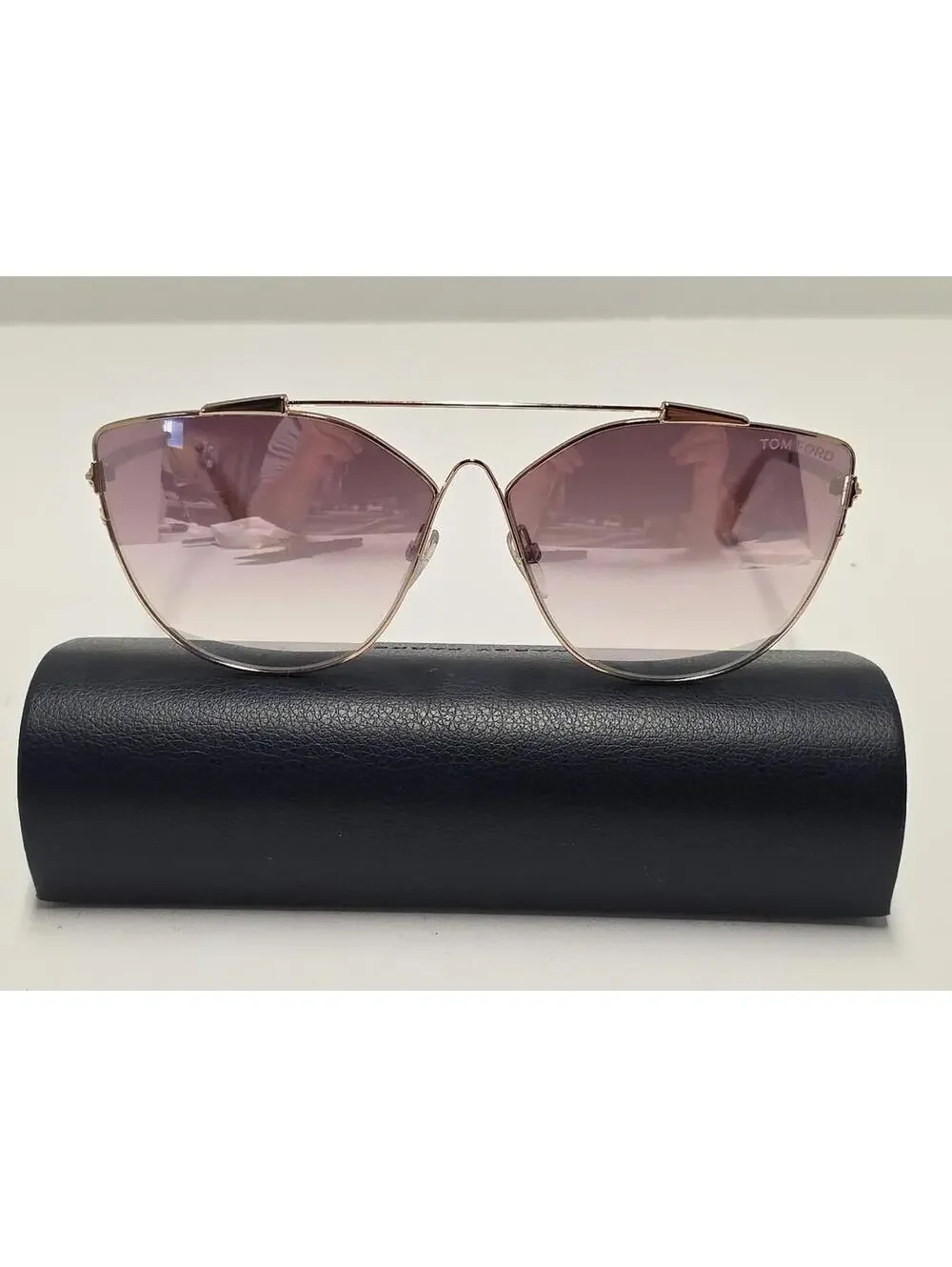 Tom Ford Sunglasses TF563 33Z  Jacquelyn - 02 64 12 140 Rose Gold Gradient